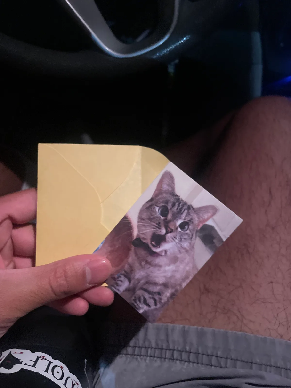 The envelope from July 20, 2022